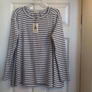 🆕Easel Striped cotton top